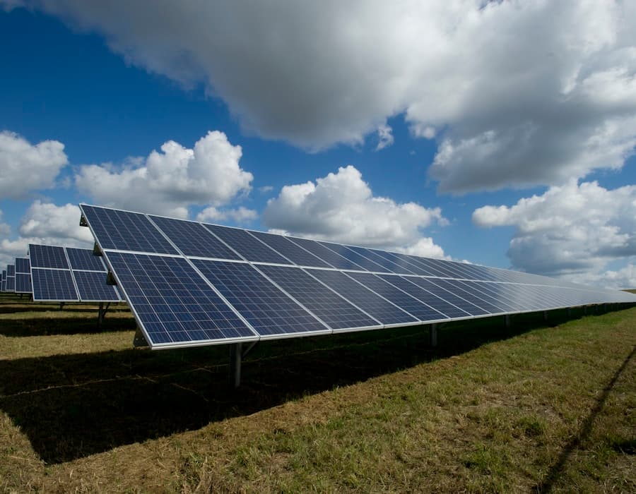Solar panel installation